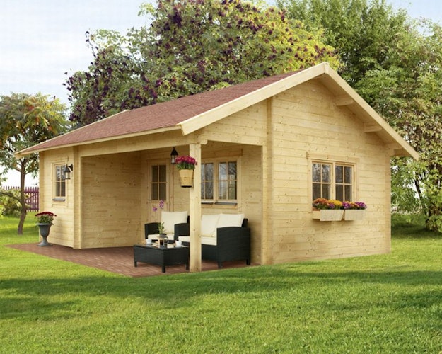 Skan Holz 70 mm Blockbohlenhaus Ontario 1