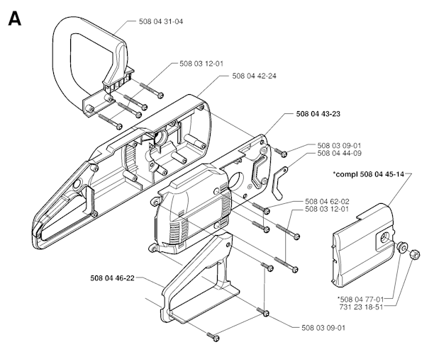 Husqvarna Motorsägen elektrisch 315 ELECTRIC, 20000600001-20030100000