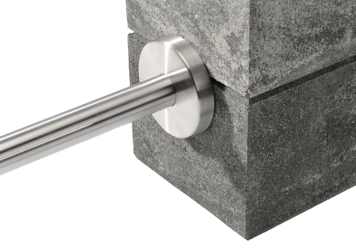 WESERWABEN® Edelstahlrohr / Rankhilfe 120 cm - für Vario-Line® Classic