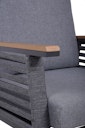 Vorschaubild Garden Pleasure Lounge-Set DENIA, Aluminium Anthrazit / Rope / Kissen 100 % Polyester