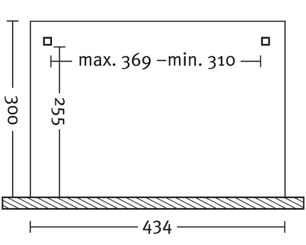 Skan Holz Terrassendach Ancona Leimholz o. Mittelpfosten 434 cm