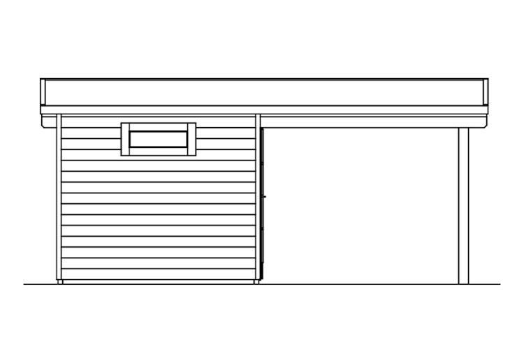 Skan Holz Gartenhaus Dilbeek - 28 mm