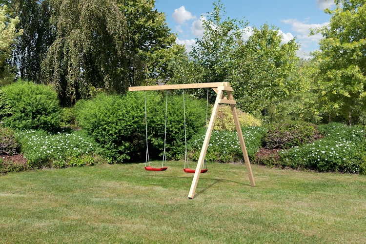 Akubi Schaukelanbau Doppelschaukel für Anna, Danny, Frieda Lotti, Luis und Löwenherz