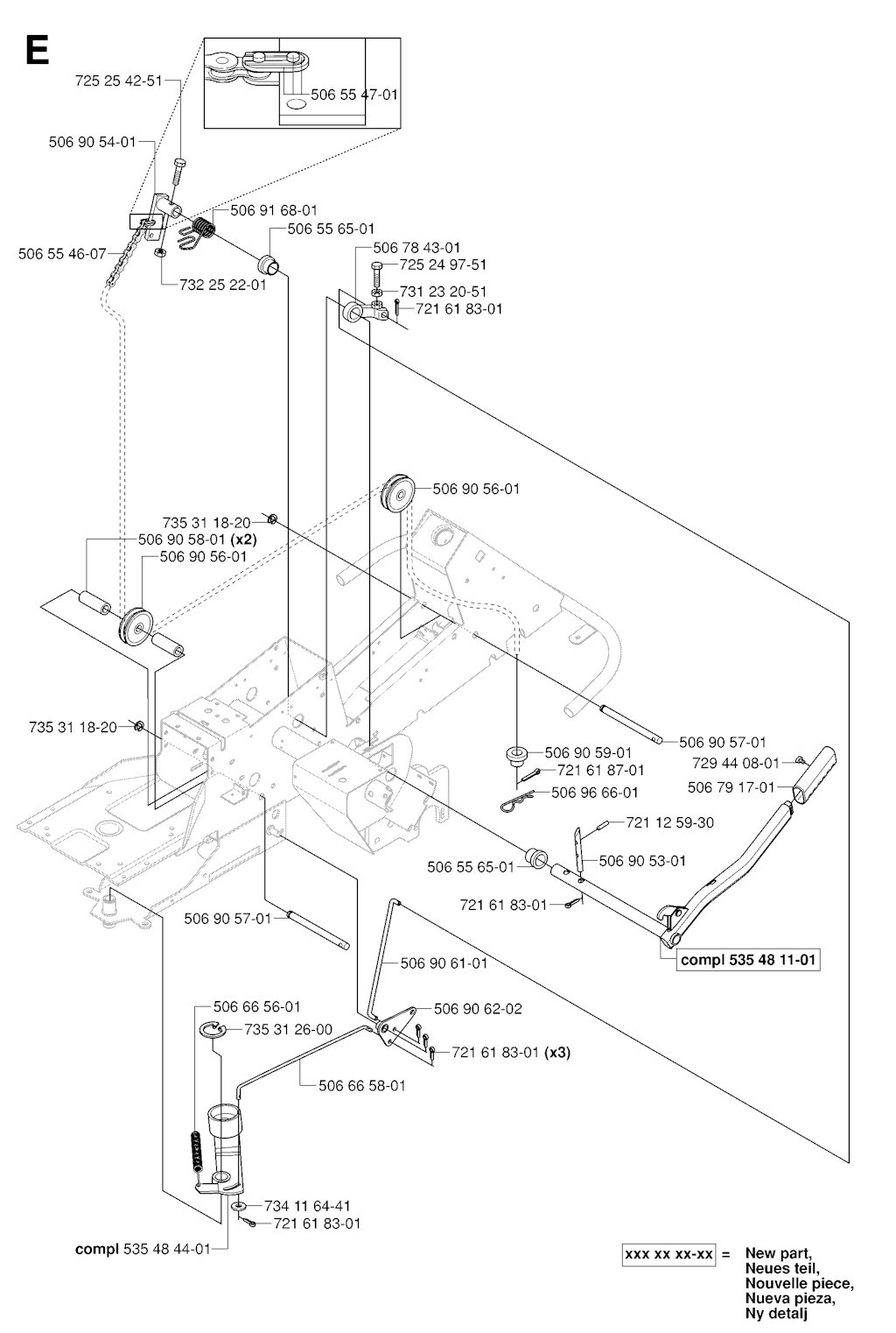 Explosionszeichnung Ersatzteile