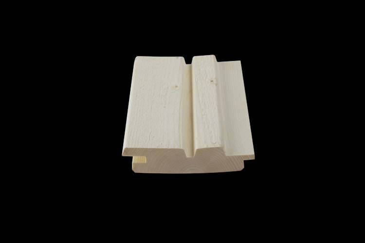 mocoPinus Fassade PINUFLEX mit Nut asymetrisch 27 x 119 mm Nordische Fichte VE 4 Stk.