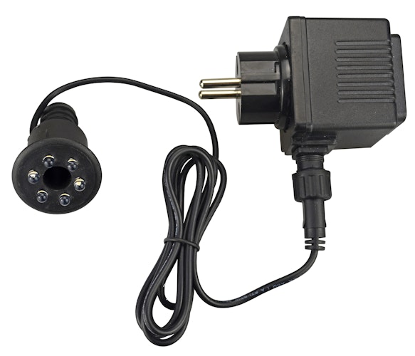 Heissner Aqua Light 6fach-LED-Ring, weiß 30 mm Durchmesser (U509-T)