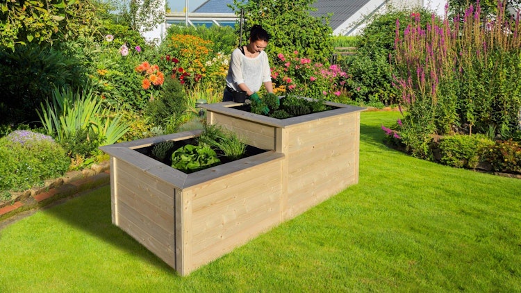 Weka Stufenhochbeet Leonie 669 - 21 mm - 1120 l