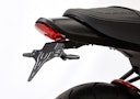 Vorschaubild PROTECH V-SHAPE Kennzeichenhalter Alu & Stahl Schwarz für KAWASAKI Z900 RS