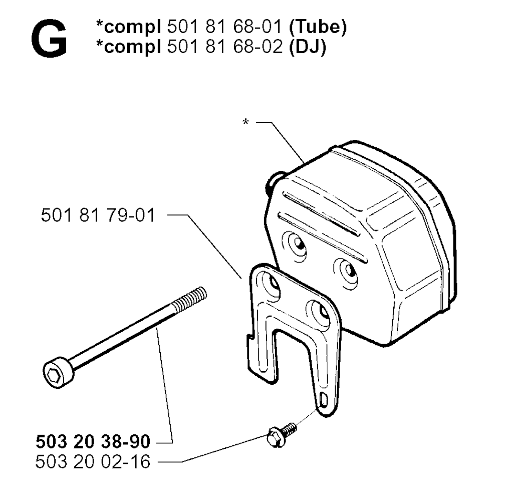 Explosionszeichnung Ersatzteile