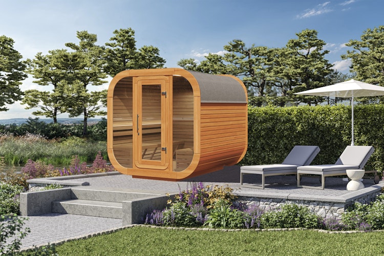 Wolff Finnhaus Design Saunahaus Luago 2x2 Art 1