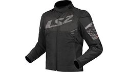 LS2 Apex Jacke Schwarz / Grau Damen Gr.xl