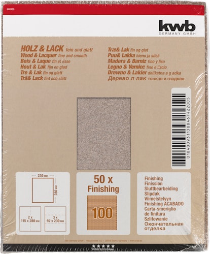 kwb Schleifbogen Finishing K 100 840100