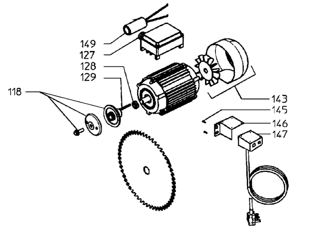 Metabo TK - Motor 2,50 WNB
