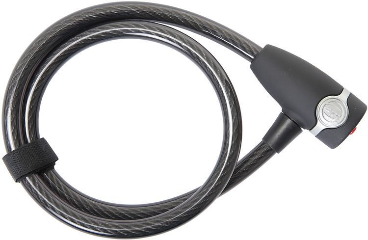 CONTEC Kabelschloss EcoLoc 85 cm grau Ø 12 mm, Sicherheitsstufe: 4