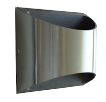 ECO-LIGHT LED-Außenwandleuchte DODD Aluminium Druckguss Edelstahloptik (ST5006 SMD)