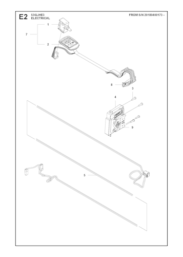 Husqvarna Heckenscheren/Stabheckenscheren 967341511 Akku-Stabheckenschere 536LiHE3