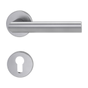 Vorschaubild Griffwerk Türgriff OVIDA K3 Edelstahl matt - Klipptechnik