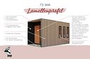 Vorschaubild Karibu Design Saunahaus Miramar mit Vorraum - Douglasie-Lamellenprofil  - 73 mm