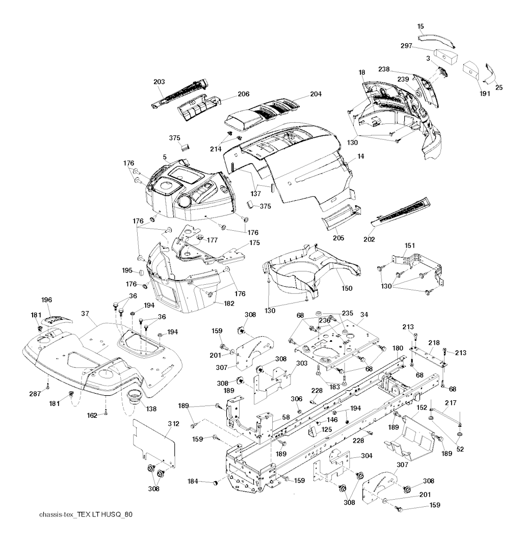 Explosionszeichnung Ersatzteile