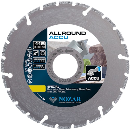Nozar Diamant-Trennscheibe Allround ACCU