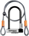 Vorschaubild KRYPTONITE Bügelschloss Kryptolok Mini-7 schwarz/grau 8,2" inkl. 120 cm langem Kryptoflex Schlaufen