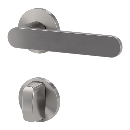 Griffwerk VAYA 291 AVUS fast2fix Fast2Fix Rosetten rund WC Samtgrau