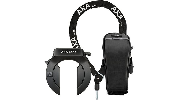 Axa Atlas Rahmenschloss-Set schwarz abziehbarer Schlüssel