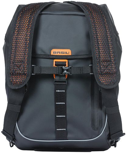 Basil Rucksack Miles 17 l schwarz,orange