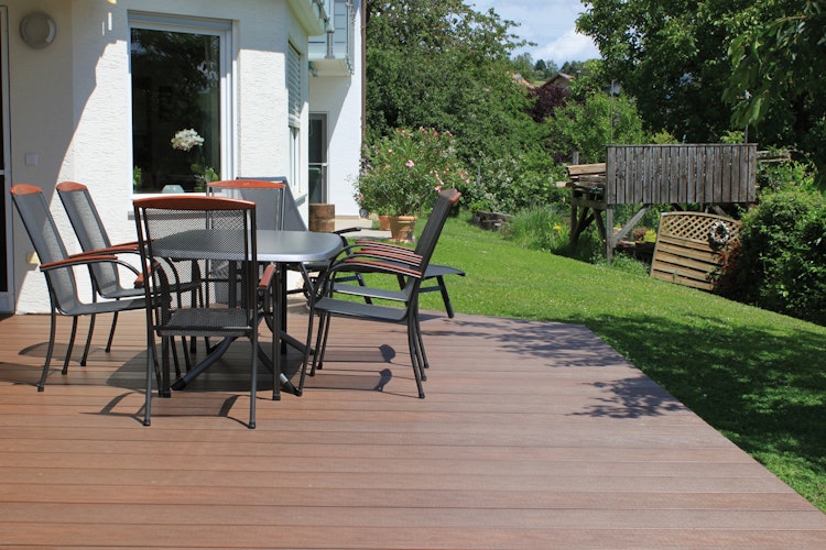 Fiberdeck Premium WPC-Terrassendiele Ipé massiv 23 x 210 mm