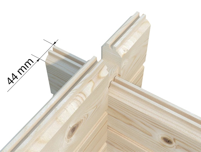 Palmako Pavillon Hanna 14,1 m² - 44 mm