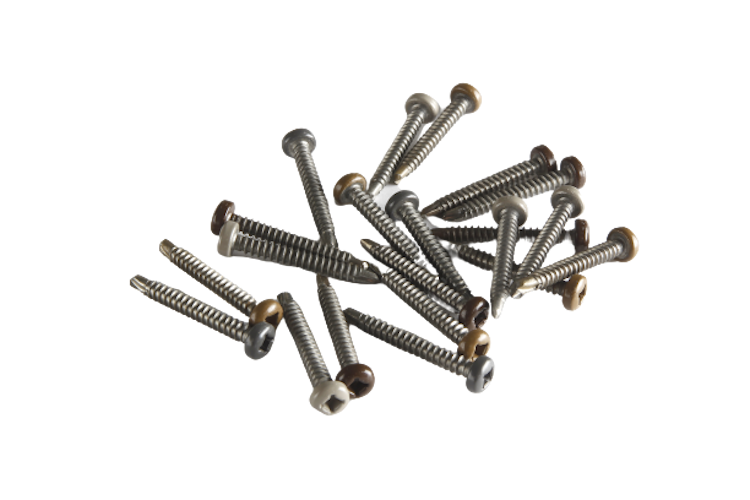 Fiberdeck WEO Edelstahlschraube A2 Torx 4,2 x 38 mm Kopf farbig (100 Stk.)