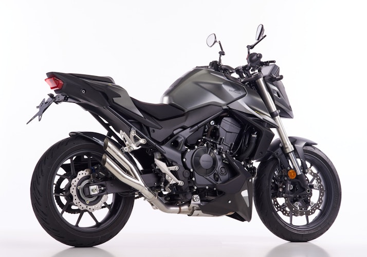 HURRIC SLIP-ON Schalldämpfer Pro 2 Edelstahl hochglanzpoliert für HONDA CB750 Hornet