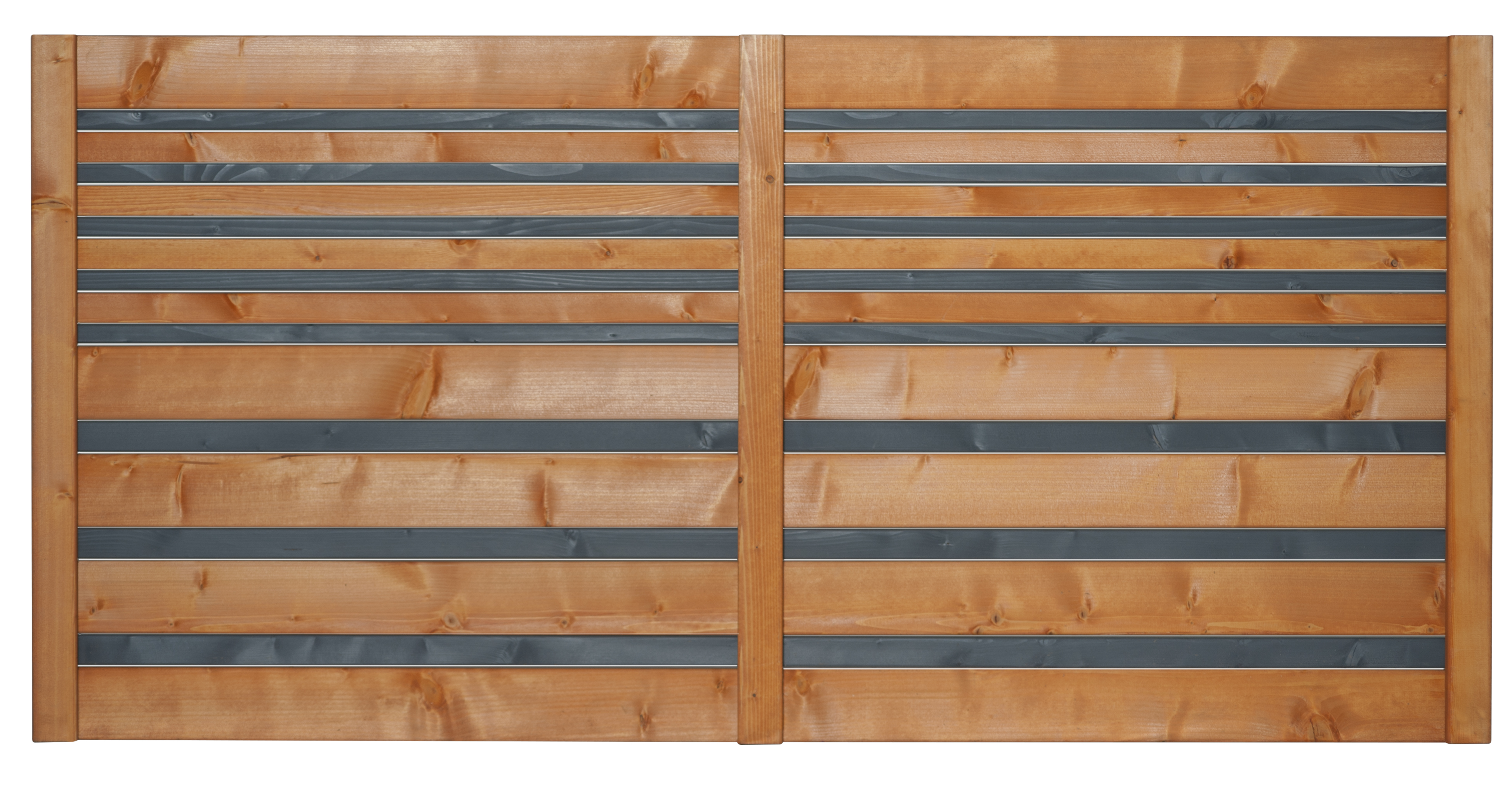 BM Serie TYP 221 Zaunfeld, 180 x 90cm, Fichte Kirschbaum/Anthrazit