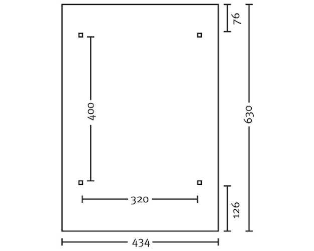 Skan Holz Schwaben - Bogendach Einzelcarport aus Leimholz Breite 434 cm