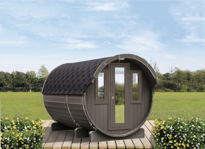 Wolff Finnhaus Saunafass Fasssauna 330 (2-Raum)