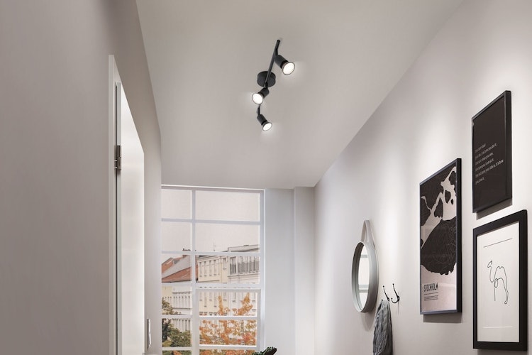 Paulmann Spotlight Carolina 3x10W GU10 schwarz matt