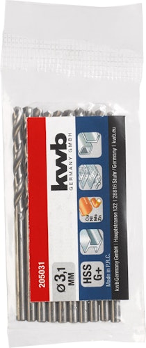 kwb HSS-G Boh 3,1mm LS PRE 205031
