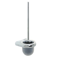 Bravat WC-Wandgarnitur Metasoft - Kunststoff, chrom