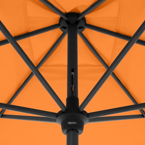 doppler Mittelmastschirm myZONE 305 Auto Tilt, Aluminium Anthrazit / 100 % Polyester 180 g/m²