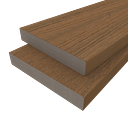 Vorschaubild Handmuster - NewTechWood Universaldiele Teak