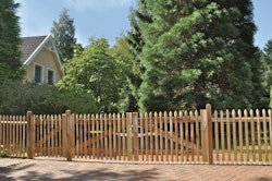 T&J Senkrechtzaun Doppeltor