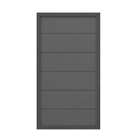 TraumGarten DESIGN WPC Alu anthrazit 90 x 180