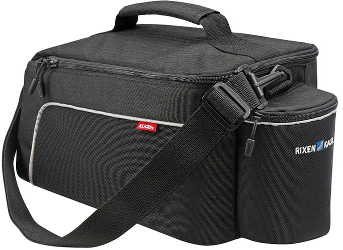 Rixen & Kaul Gepäckträgertasche Rackpack Light schwarz mit UniKlip 2 Adapter