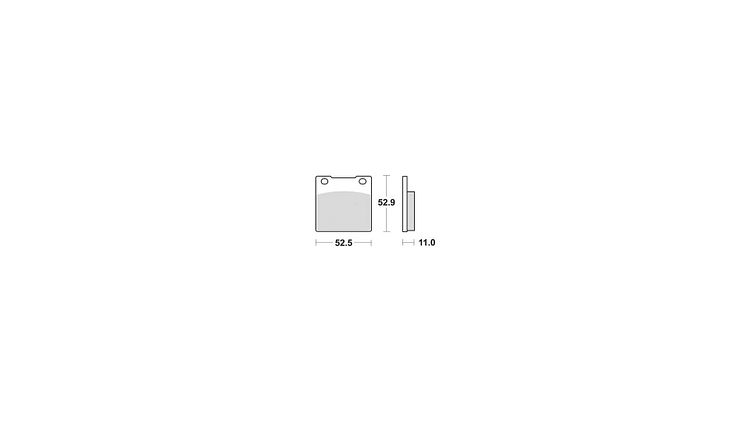 TRW Bremsbelag MCB 55 mit Zulassung
