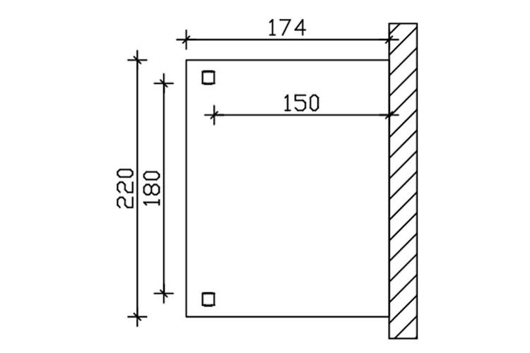 Skan Holz Pultdach Vordach Anklam