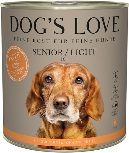 Dog's Love Senior 800g Dose Hundenassfutter