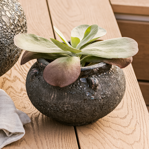 Plant Pot Ensio schwarz antik