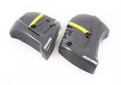BODYSTYLE Sportsline Kühlerseitenverkleidung  ABS Kunststoff grau/gelb für YAMAHA MT-10 / SP 
