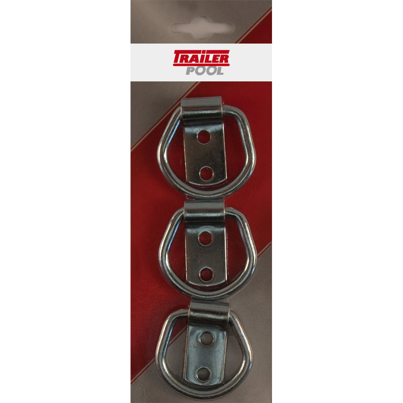 Frielitz Set, 3 x Zurring mit Haltelaschen 35x32x6 Blister