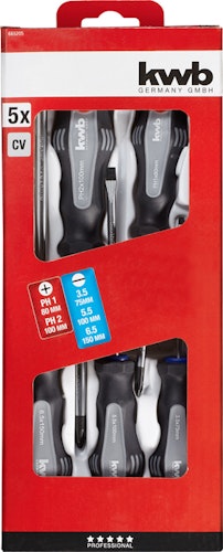 kwb Schraubendr. Satz FL/PH 5tg 665205